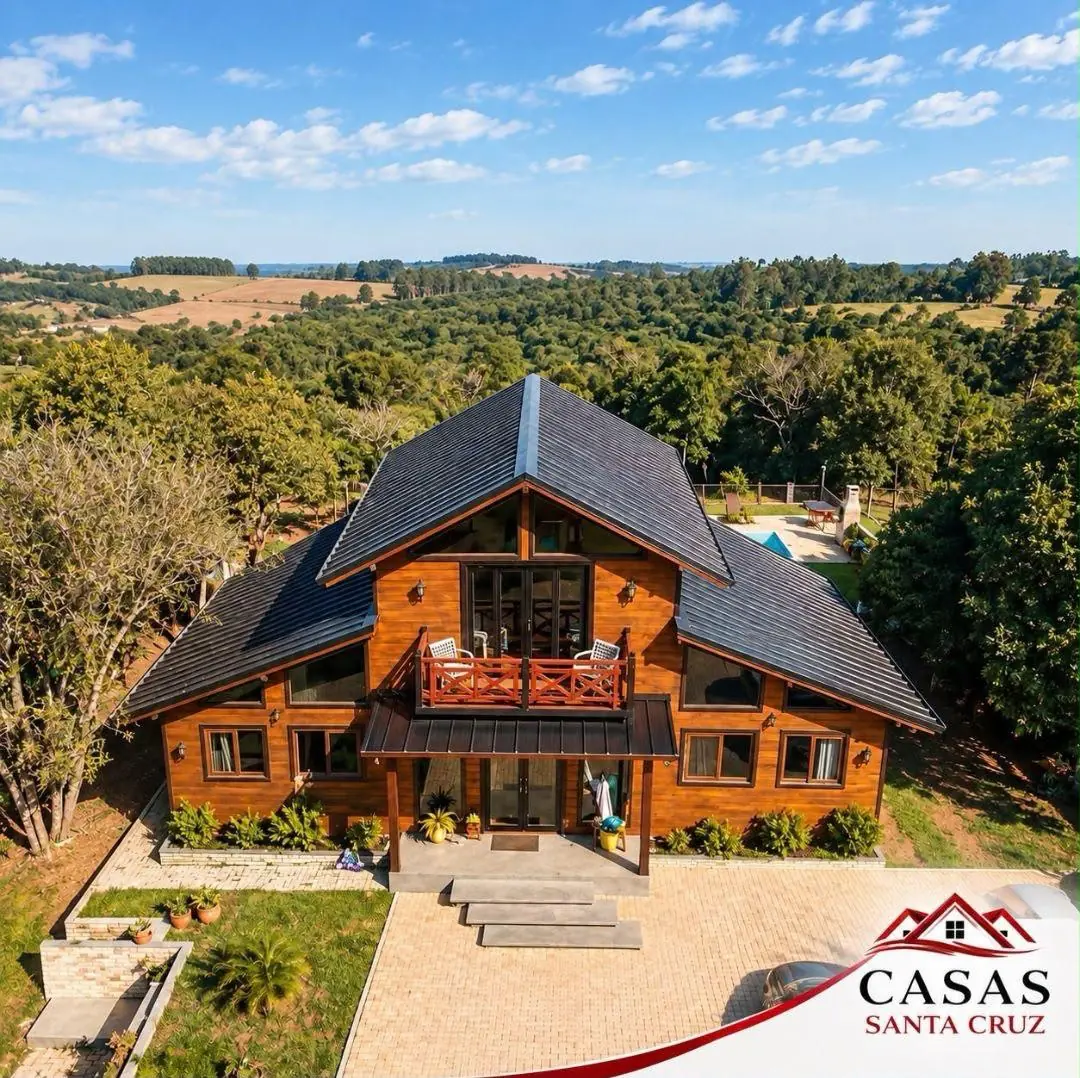 Casa estilo Celeiro Americano entregue em Gravataí/RS