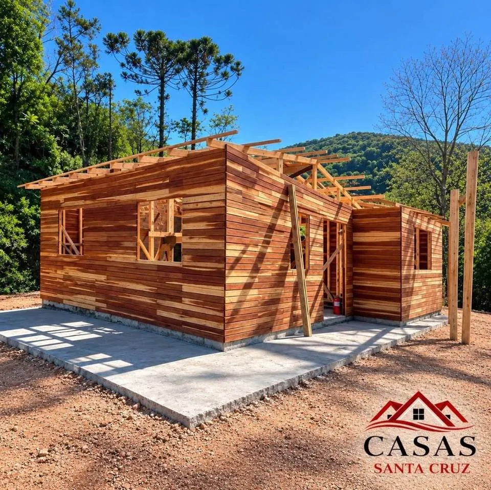 Obra em andamento da Casas Santa Cruz